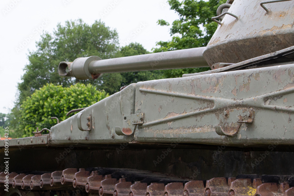 The old American WW2 M41 Walker Bulldog Tank The old American WW2 M41 Walker Bulldog Tank