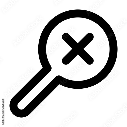 rejection line icon