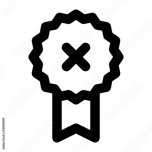 rejection line icon