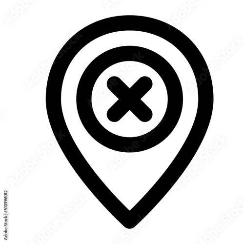 rejection line icon