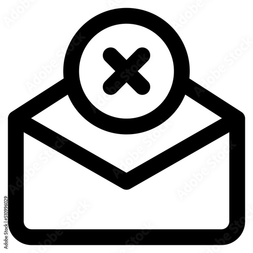 rejection line icon