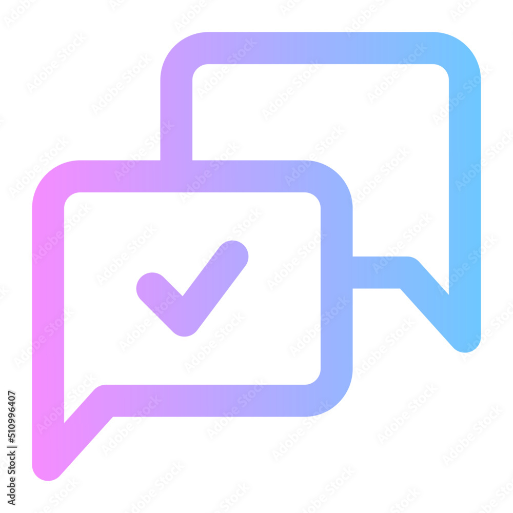 approval gradient icon approval gradient icon