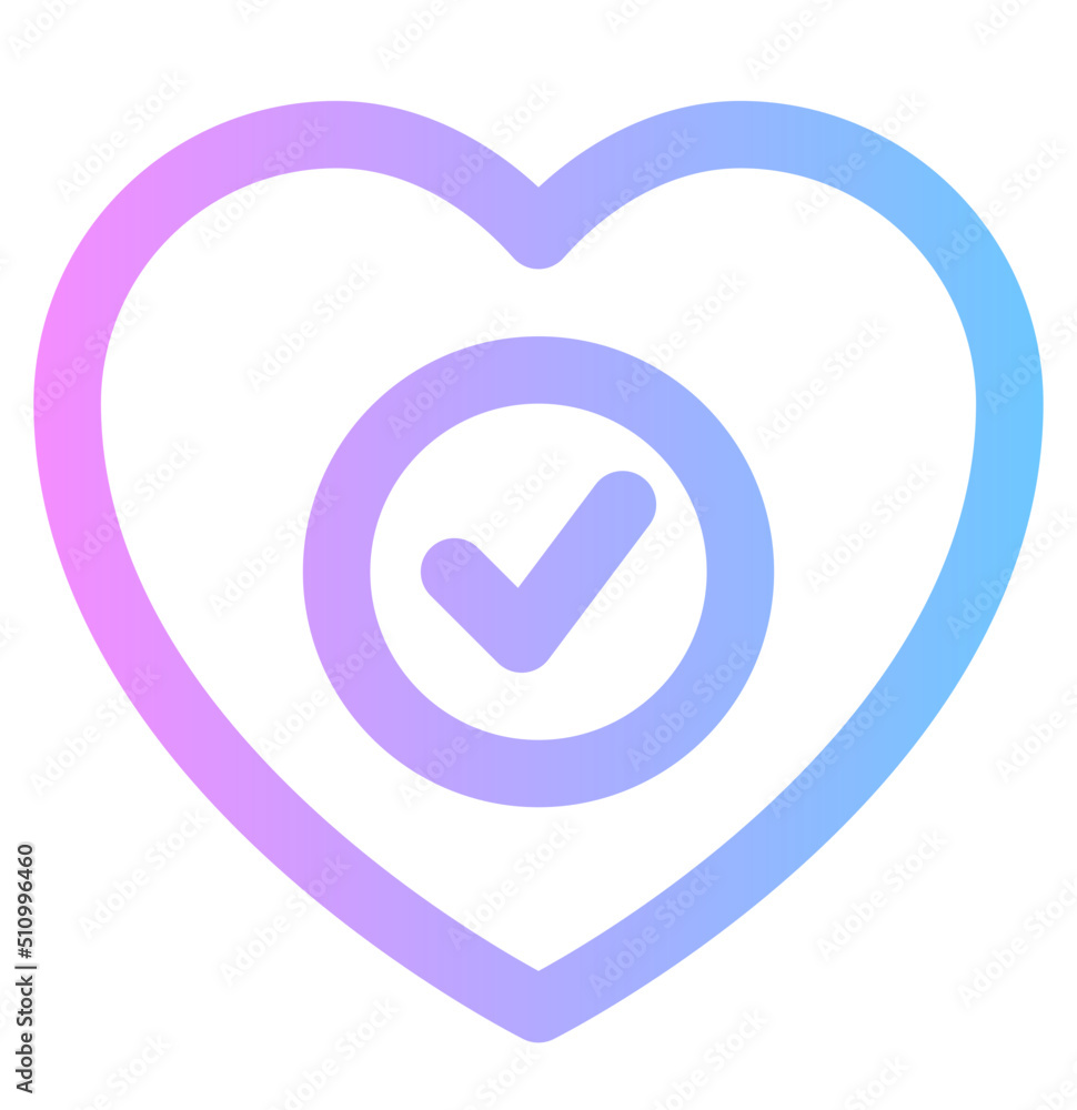 approval gradient icon approval gradient icon