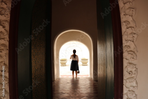 silhouette of a person in a doorway © 智成 高田