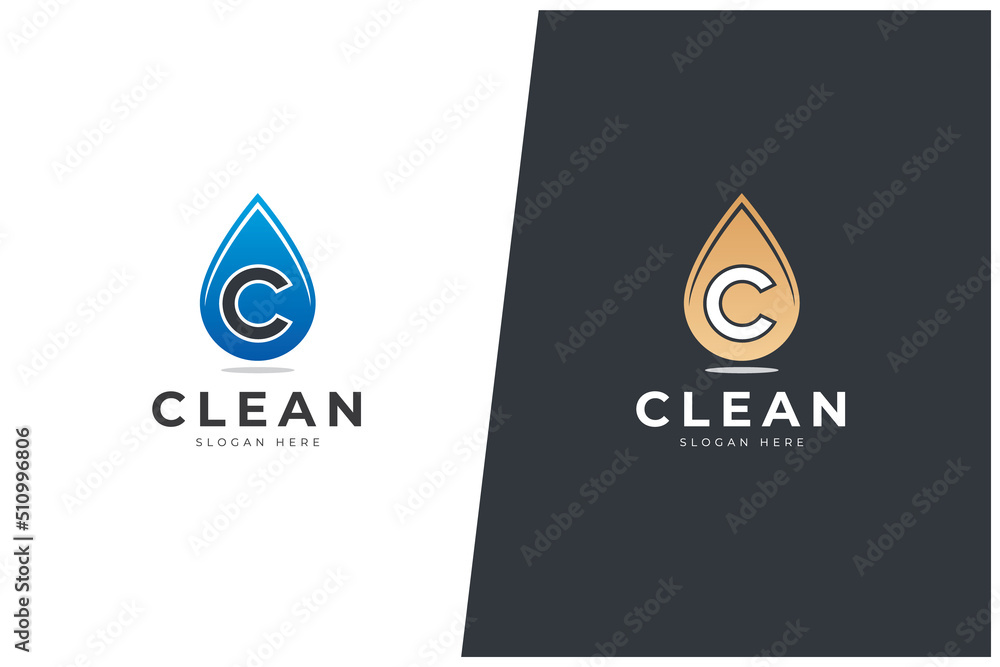 C Letter Abstract Monogram Vector Logo Concept Design. Modern, Elegant & Luxury Style C Letter Abstract Monogram Vector Logo Concept Design. Modern, Elegant & Luxury Style
