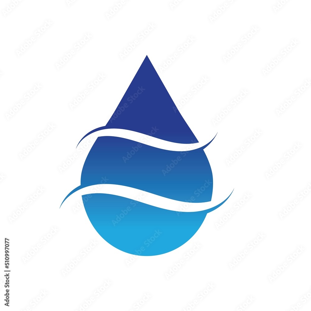 Fototapeta premium Water drop Logo Template vector
