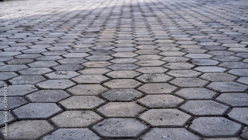 Hexagonal Paving block, paving stones with honeycomb pattern