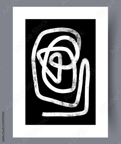 Abstract modern printable art wall posters. Bundle of abstractionism creative banners and artworks for print. Vector illustration. 