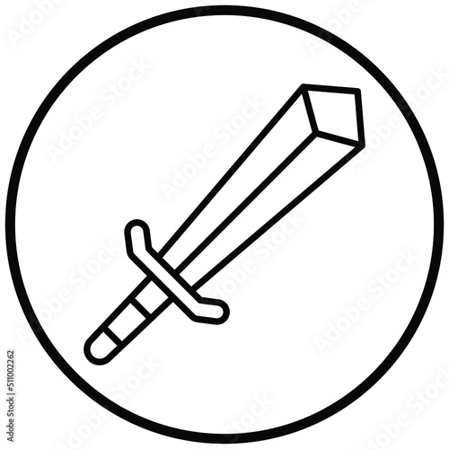 Sword Toy Icon Style