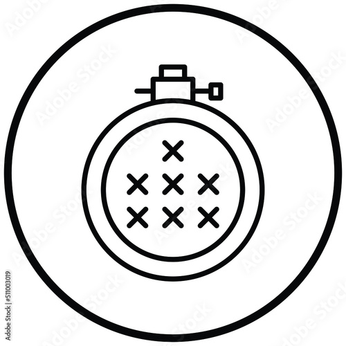 Cross Stitch Icon Style