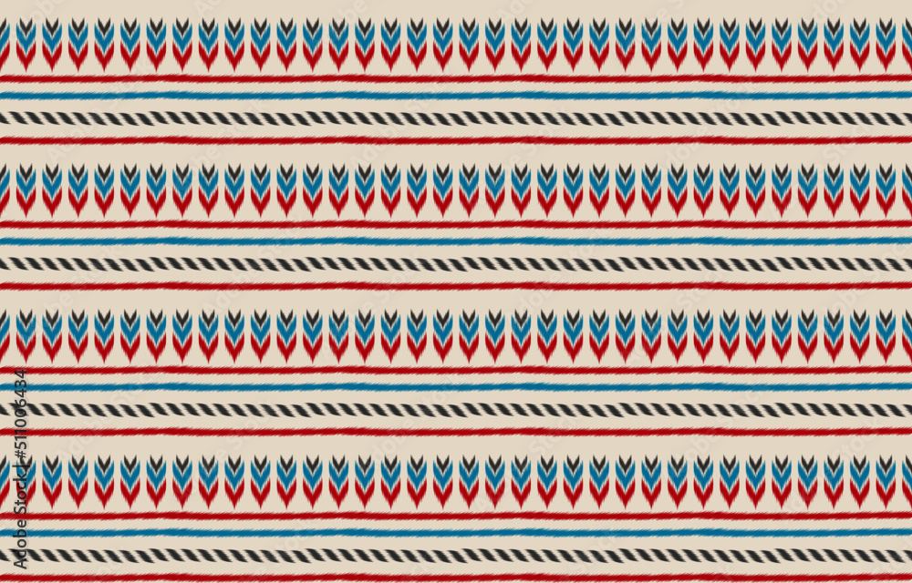 Abstract ethnic tribal pattern art. Ethnic ikat seamless pattern traditional. Indian style. Design for background, wallpaper, illustration, fabric, clothing, carpet, textile, batik, embroidery. Abstract ethnic tribal pattern art. Ethnic ikat seamless pattern traditional. Indian style. Design for background, wallpaper, illustration, fabric, clothing, carpet, textile, batik, embroidery.
