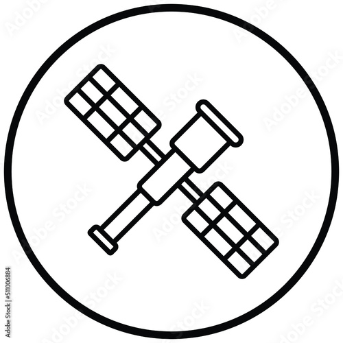 Hubble Telescope Icon Style