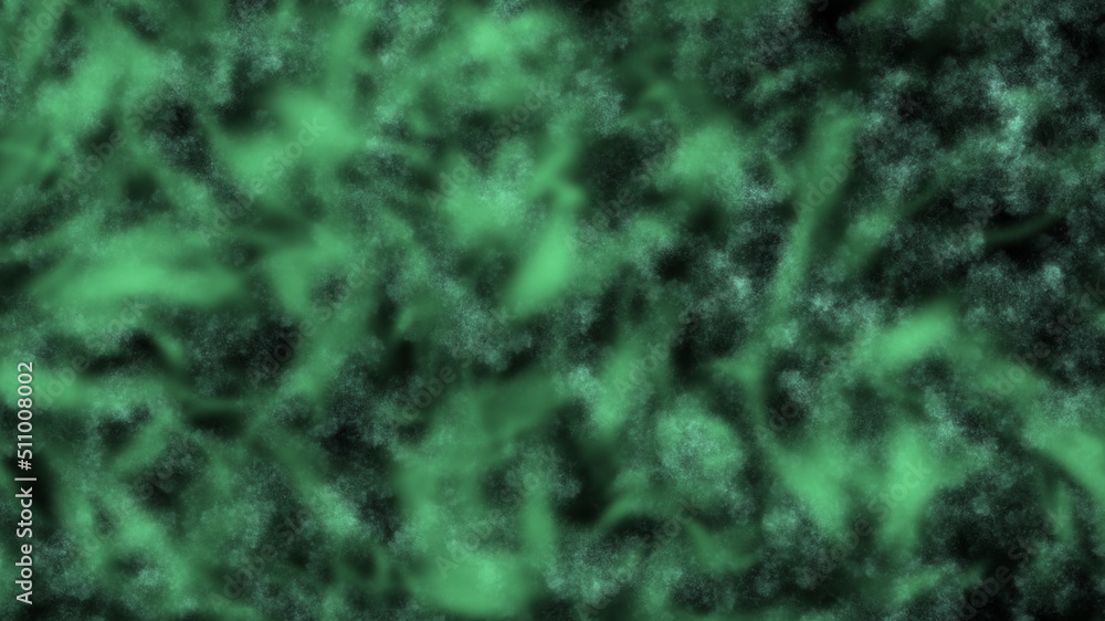 Abstract textured glowing green neon background.