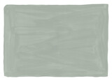 Abstract frame background in sage green color with paint brush strokes