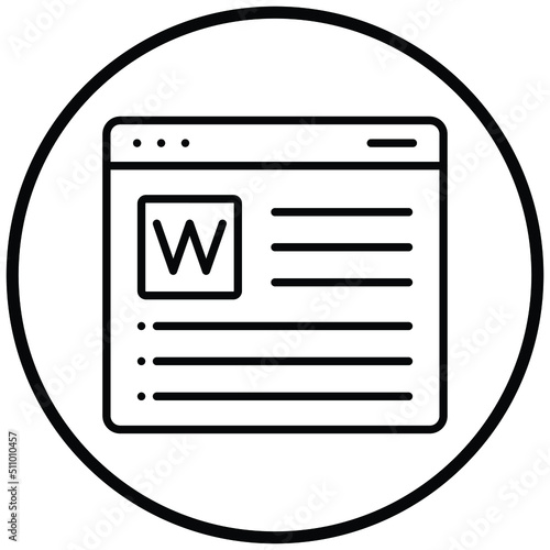 Wikipedia Icon Style