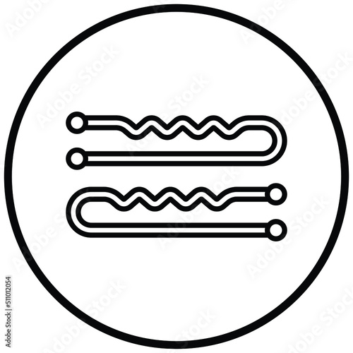 Hair Pin Icon Style