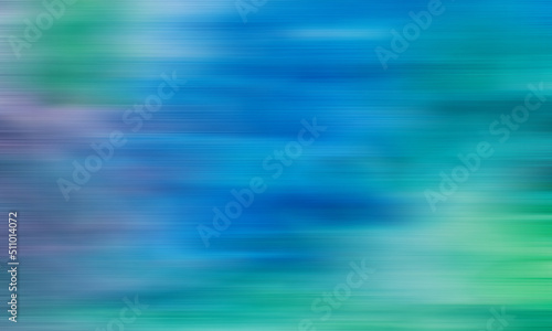 Abstract, blurred design in blue, green and purple. This image can be used for backgrounds, backdrops, banners, posters, flyers, promotions, advertisement and textile.