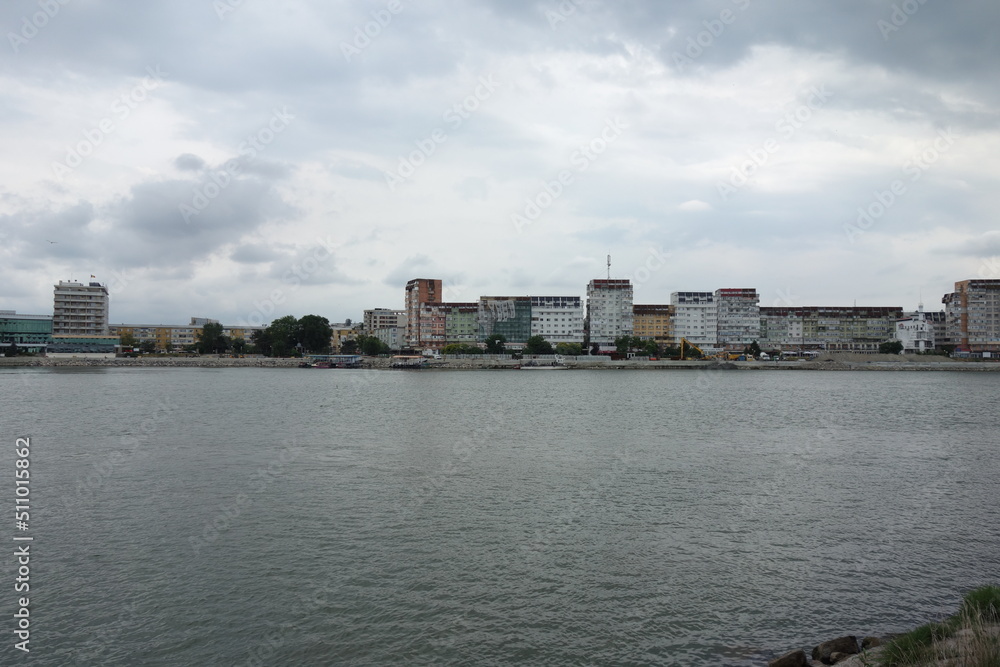 tulcea city romania view from tudor vladimirescu village