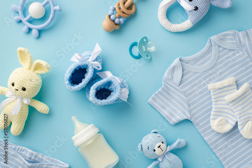 Fototapeta Baby accessories concept