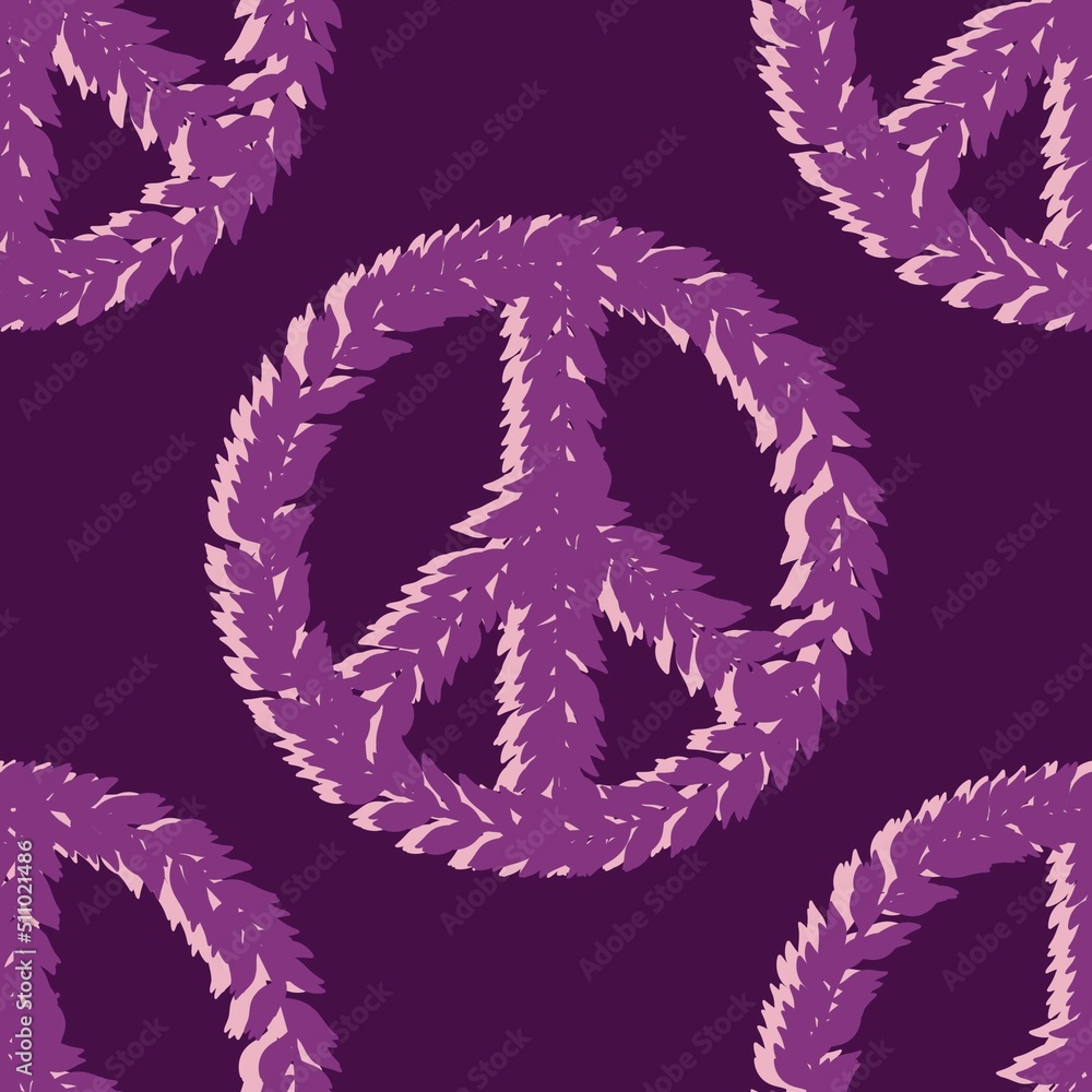 Seamless peace pattern for kids and gifts and cards and linens and fabrics and wrapping paper Seamless peace pattern for kids and gifts and cards and linens and fabrics and wrapping paper