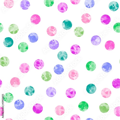 Abstract seamless dots pattern for fabrics and textiles and packaging and kids and fashion print and wrapping paper