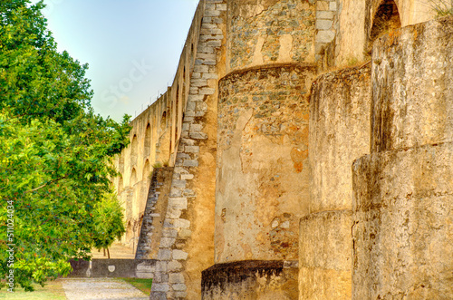 Elvas historical center, Portugal, HDR Image photo