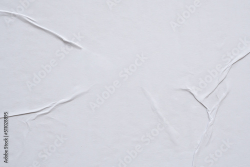 Wallpaper Mural white crumpled and creased paper poster texture background Torontodigital.ca