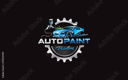 Illustration graphic vector of Auto Car Painting logo design template