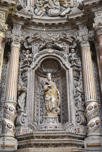 Autel baroque à Palerme. Sicile
