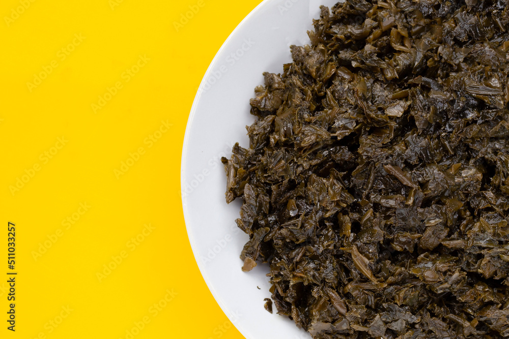 Olive Pickled Green Mustard with Mushroom Olive Pickled Green Mustard with Mushroom