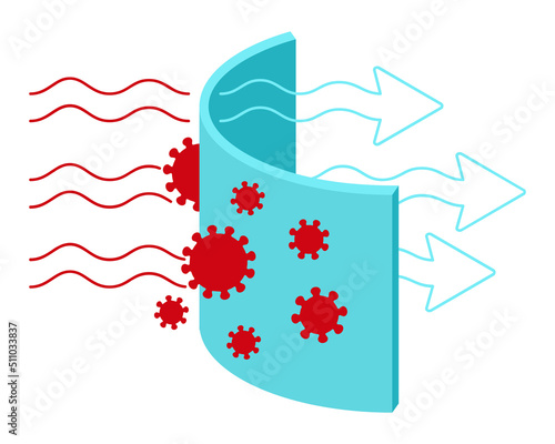 Breathable and antibacterial membrane filter