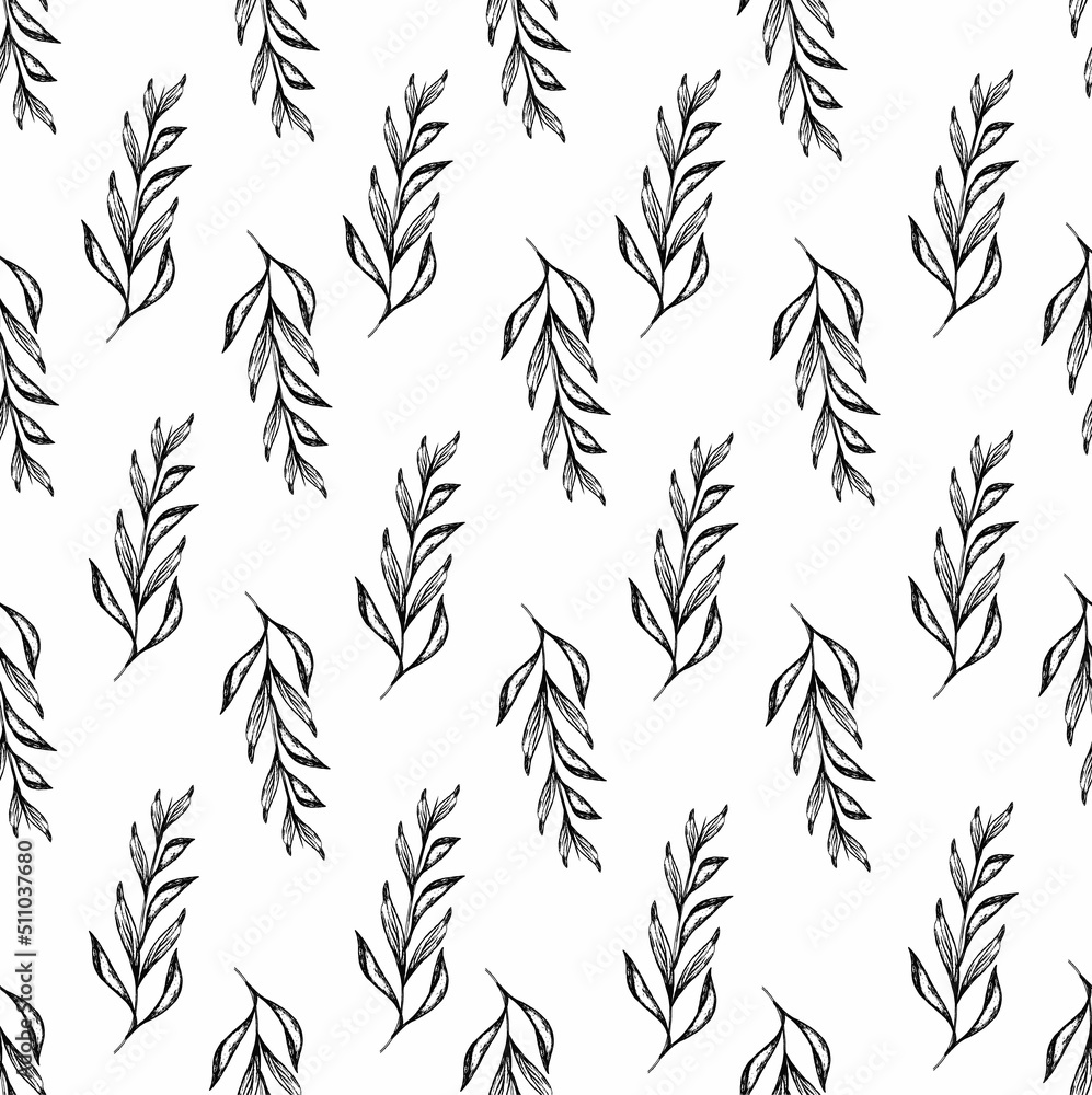 seamless pattern of decorative leaves. summer wallpaper tropical leaves in a minimalist style. vector pattern for print, textiles, paper. art vintage style. seamless pattern of decorative leaves. summer wallpaper tropical leaves in a minimalist style. vector pattern for print, textiles, paper. art vintage style.