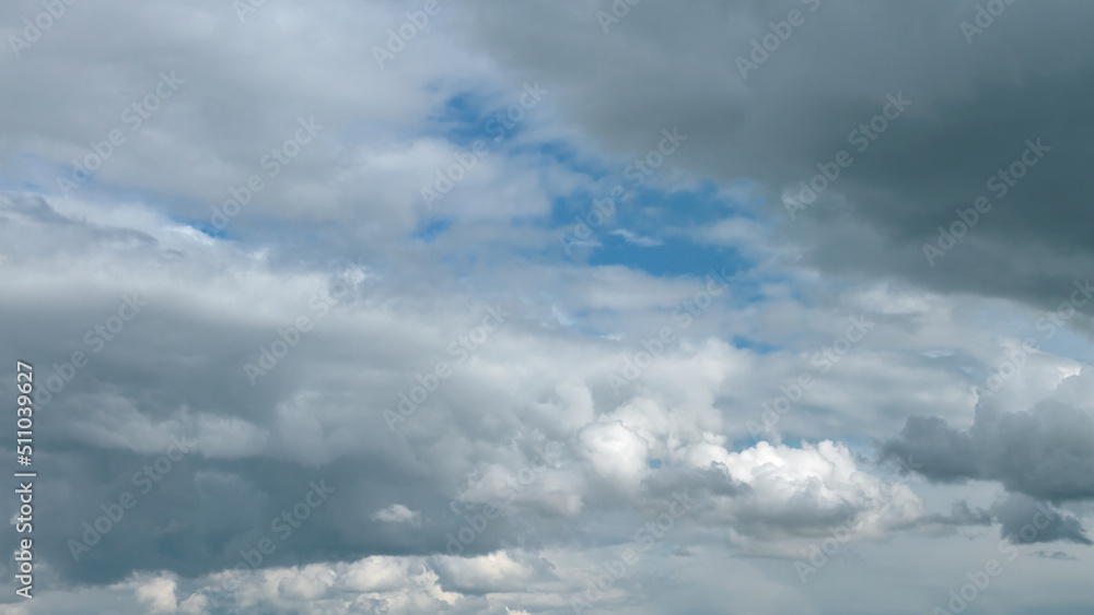 Panoramic fluffy cloud in the blue sky. Panoramic fluffy cloud in the blue sky.