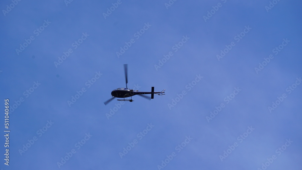 Hubschrauber von unten Hubschrauber von unten