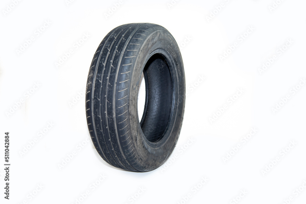 Car tire isolated on white background. Car tire isolated on white background.