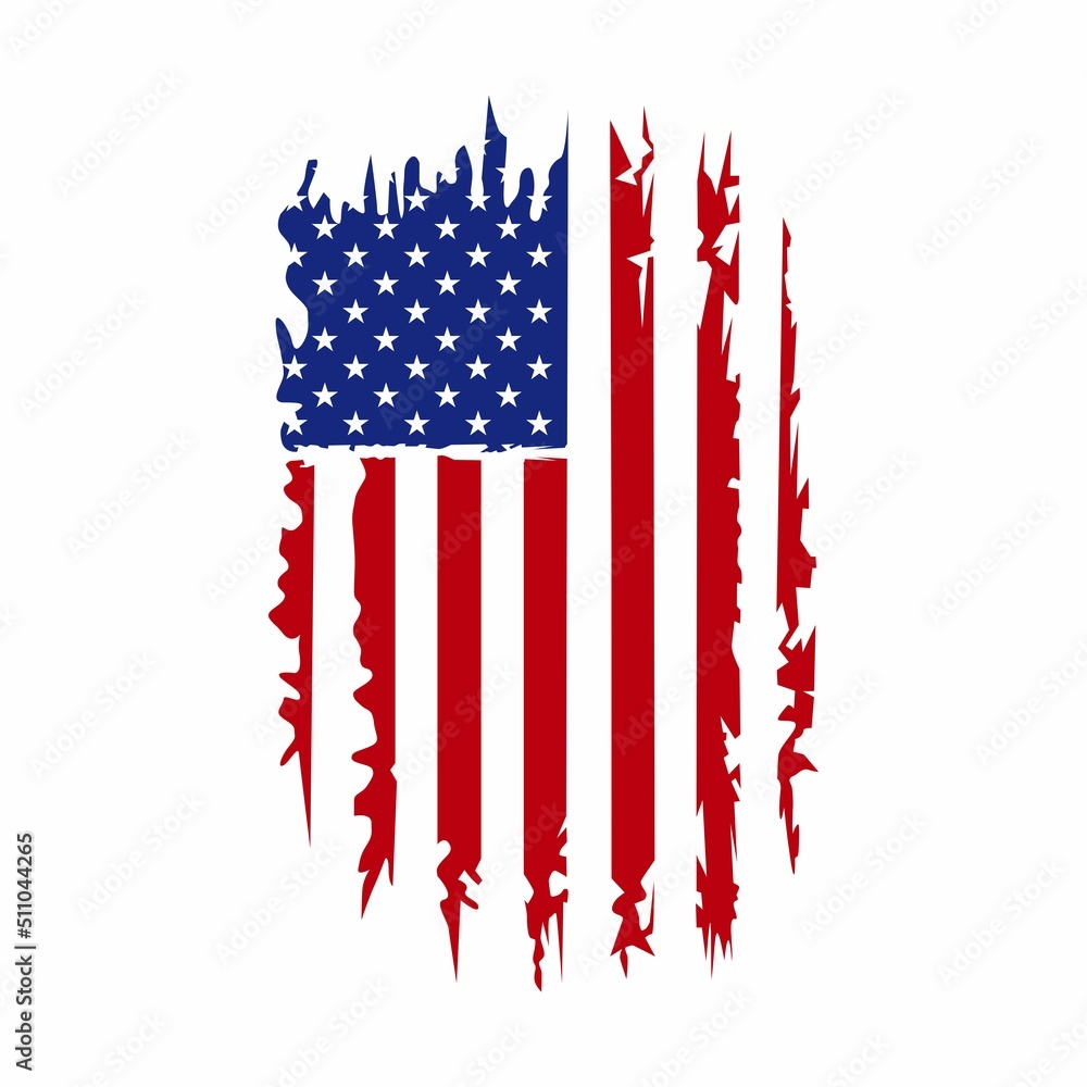 American Flag Us Flag Design Usa Flag Vector Illustration Stock American Flag Us Flag Design Usa Flag Vector Illustration Stock