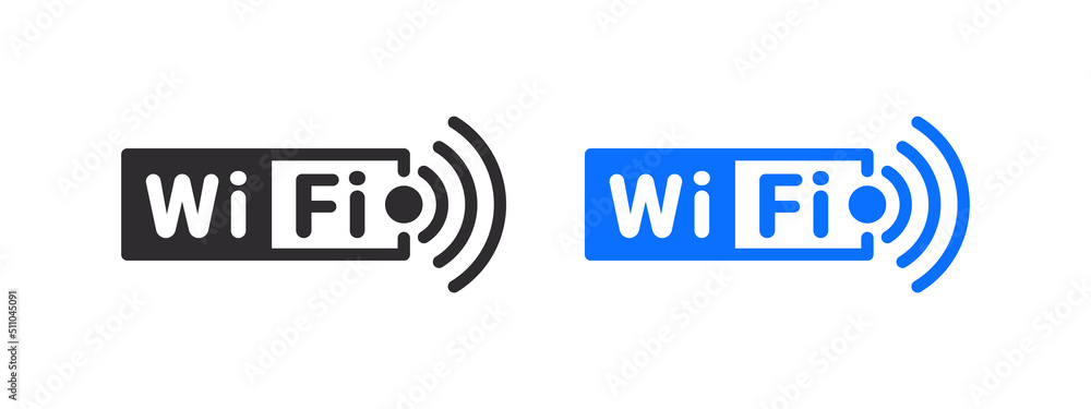 Wifi icons. Wireless and wifi signs. Wireless internet signal logo concept. Vector icons Wifi icons. Wireless and wifi signs. Wireless internet signal logo concept. Vector icons