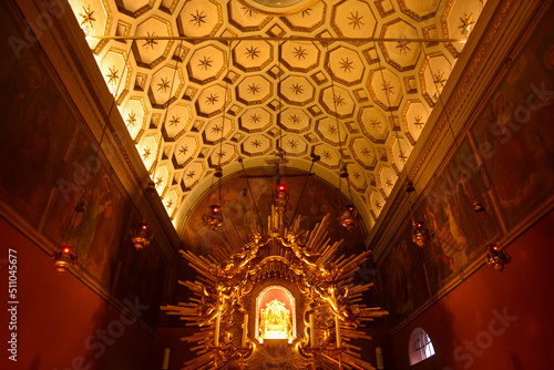 Innenansicht Schönenbergkirche am Schönenberg nahe Ellwangen (Jagst) in Baden-Württemberg photo