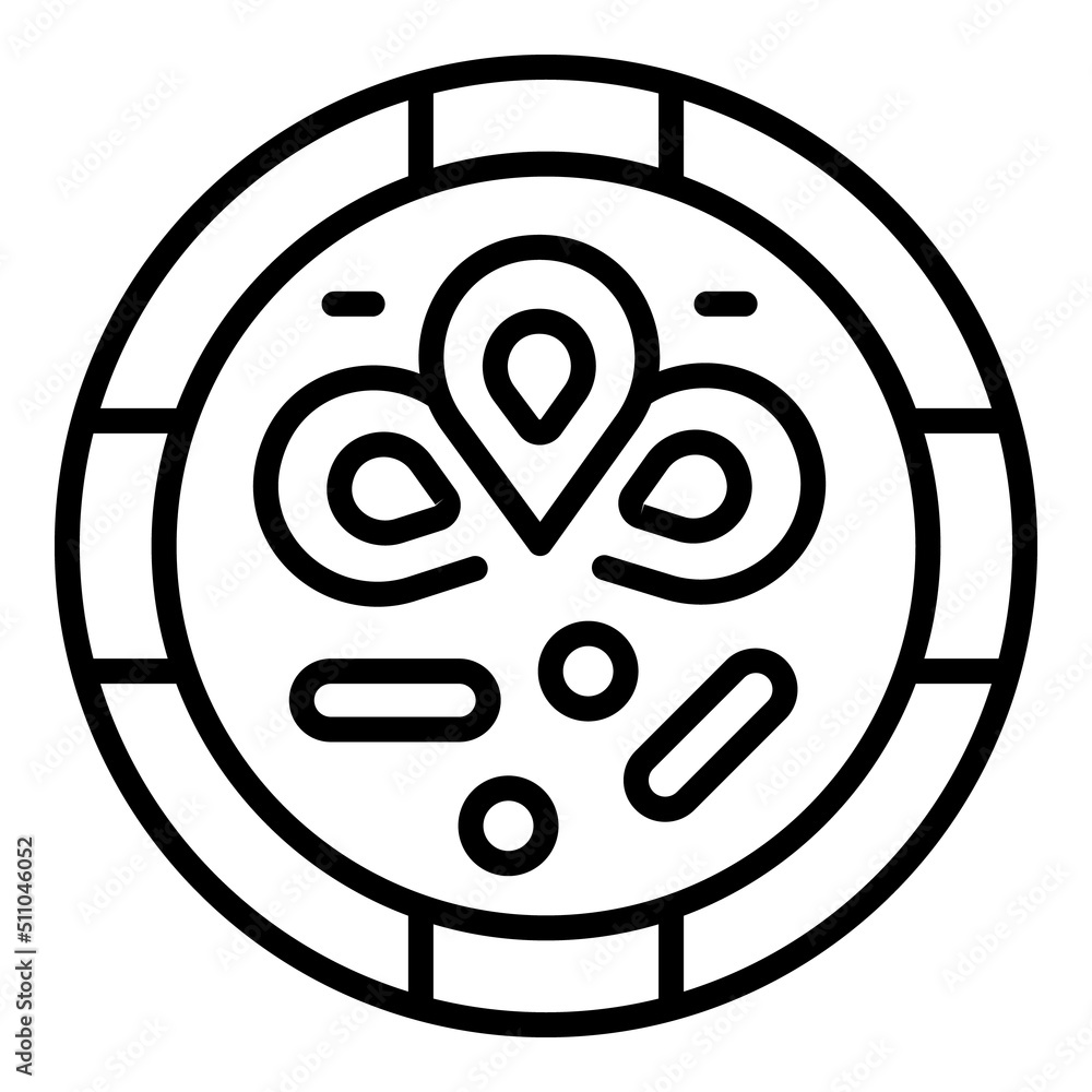 Paella icon outline vector. Spanish food. Spain cooking Paella icon outline vector. Spanish food. Spain cooking