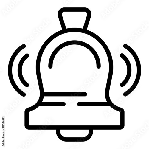 Monetize notification icon outline vector. Data blog. Digital lead