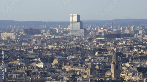 Tower of the judicial court of Paris building, France