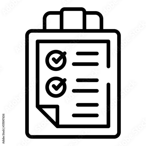 Car repair to do list icon outline vector. Auto motor. Oil engine