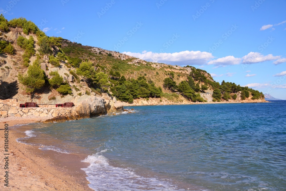 Croatia beach in Lokva-Rogoznica