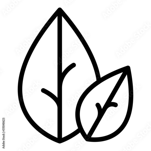 Botanical oregano icon outline vector. Leaf herb. Garden food