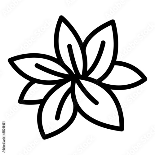 Nutrition oregano icon outline vector. Food plant. Leaf herb