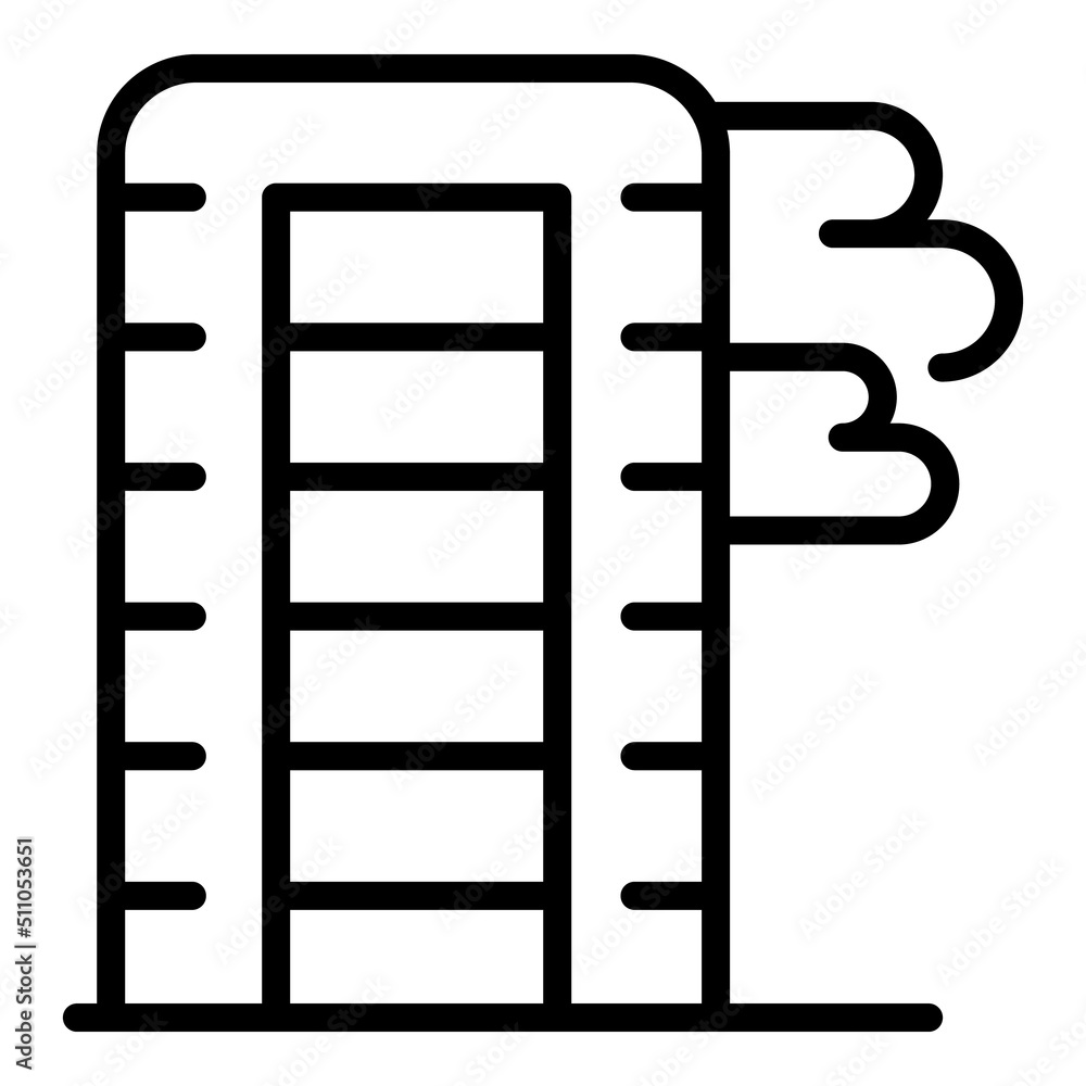 City sky tower icon outline vector. Singapore building. Asia national City sky tower icon outline vector. Singapore building. Asia national
