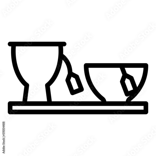 Sell pottery pot icon outline vector. Art clay. Ceramic class