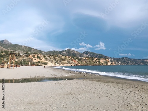 [Spain] View of beautiful Burriana beach (Nerja) photo