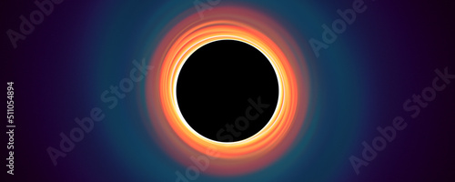 Lunar eclipse black circle background