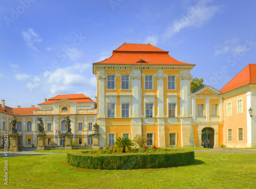 Classicist castle Duchcov, Bohemia, Czech republic photo